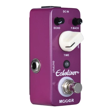 

MOOER Echolizer Delay Guitar Effect Pedal True Bypass Full Metal Shell 25ms-600ms delay time