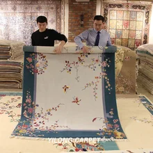 YILONG 5,5 'x8' художественный ковер ручной работы, китайский шерстяной ковер ручной работы