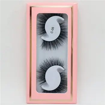 

SEXYSHEEP 2 Pairs Handmade False Eyelashes Wispy Fluffy Eyelash Extension Natural Long Eye Lashes Makeup Tools