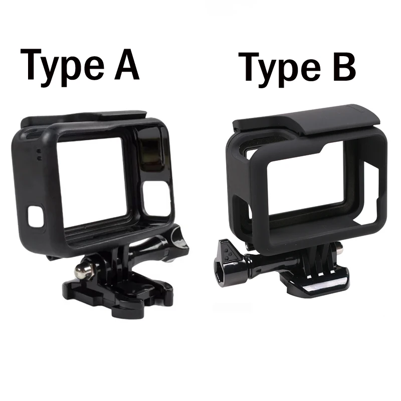 Для Gopro 5 6 7 черный защитный чехол с рамкой защитный корпус+ одиночный винт+ крепление на основание для Go Pro Hero Аксессуары
