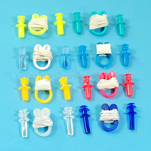 

1pc Swimming Soft Nose Clip Ear Plug Earplug Water Swim New Au28 19 dropship