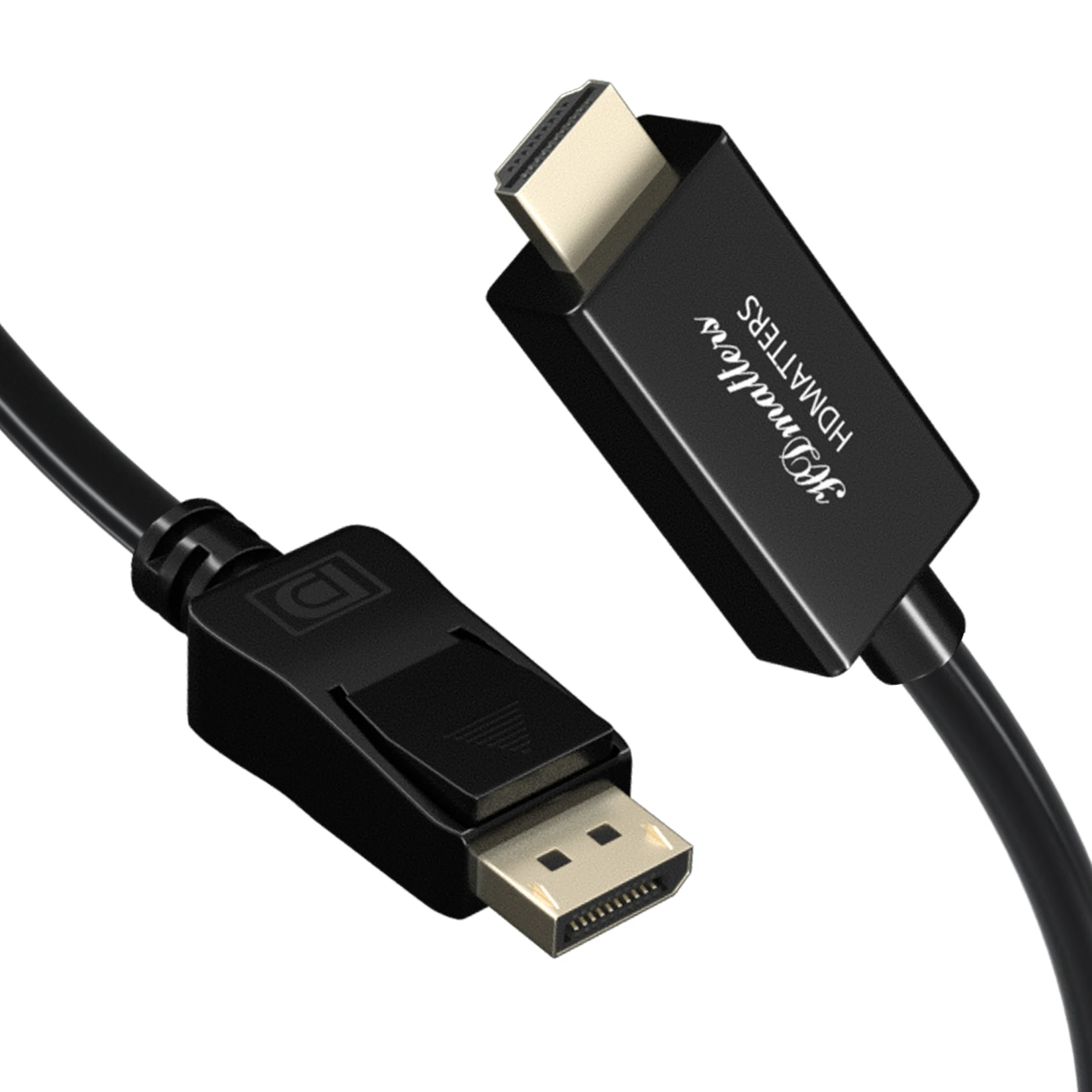 CABLE ADAPTADOR DE DISPLAYPORT DP MACHO A HDMI ULTRA HD 4K 30HZ DELCOM –  Compukaed