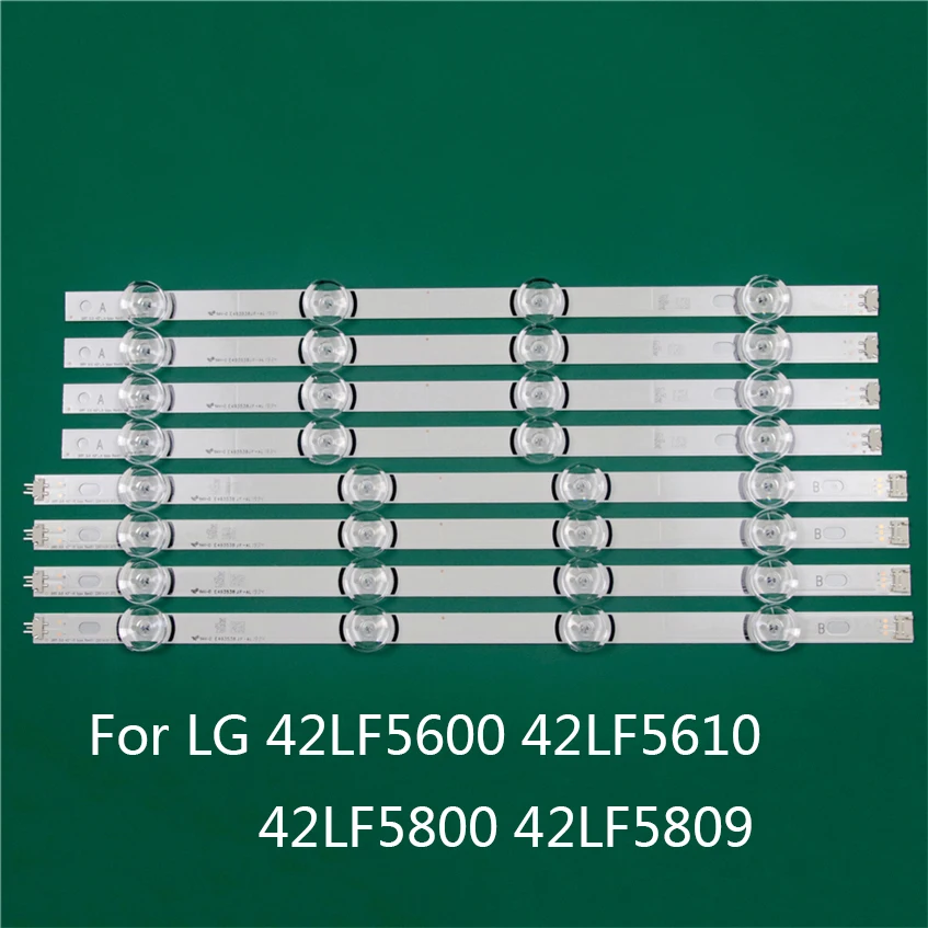 

LED TV Illumination Part Replacement For LG 42LF5600 42LF5610 42LF5800 42LF5809 LED Bar Backlight Strip Line Ruler DRT3.0 42 A B