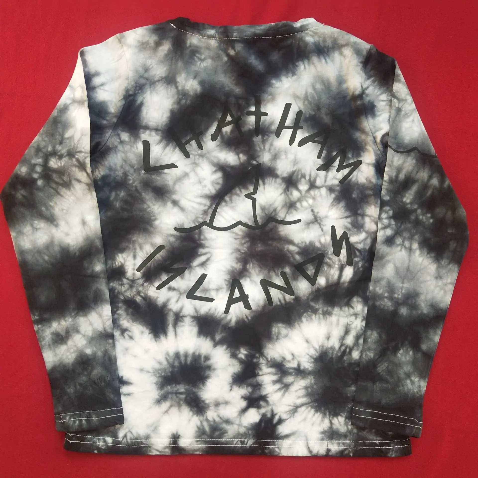 

Tie-dye T-shirt Short Sleeve 100% 100% Cotton Fabric Monochrome Dotted Tie-dye