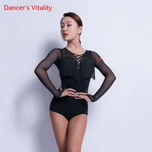 Одежда для занятий латинскими танцами для женщин и взрослых, сексуальный костюм с кисточками, одежда для выступлений на сцене