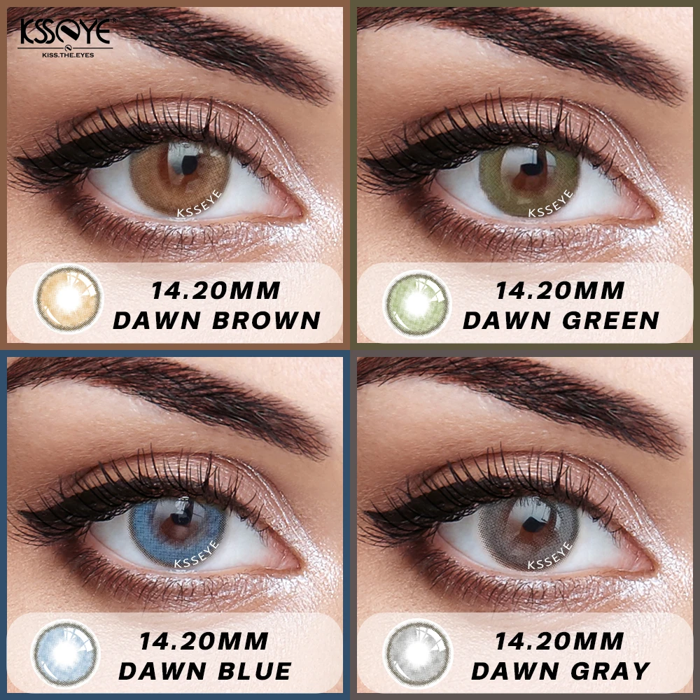 Ksseye Paar Contactlenzen Dawn Serie Contactlenzen Gekleurde Lenzen Ogen Exclusieve Ontwerp| | - AliExpress