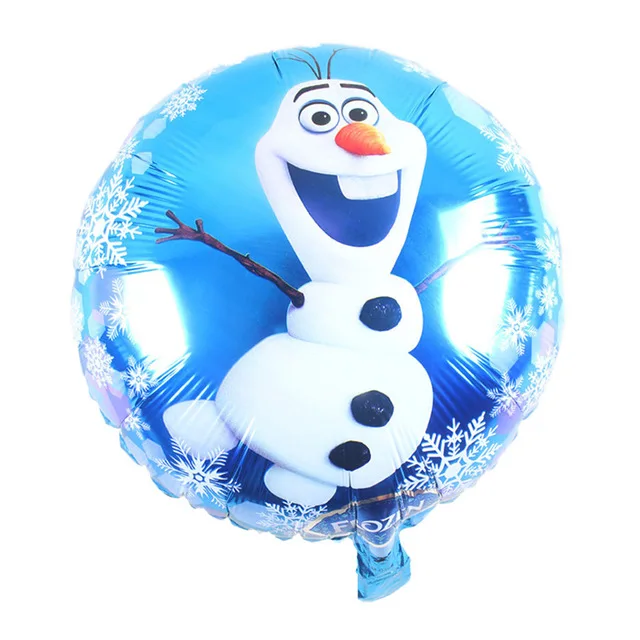 Замороженные фольгированные шары Олаф на день рождения украшения Олаф фольгированные шары мультфильм милый снеговик для детей день рождения - Цвет: 1pc Olaf