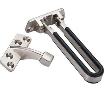 

Metal Hasp Latch Lock Door Security Safety Hasp Lock Anti-Theft Chain Lock Guard Catch Door Fastens Lock Tools Home Hotel Hasp L