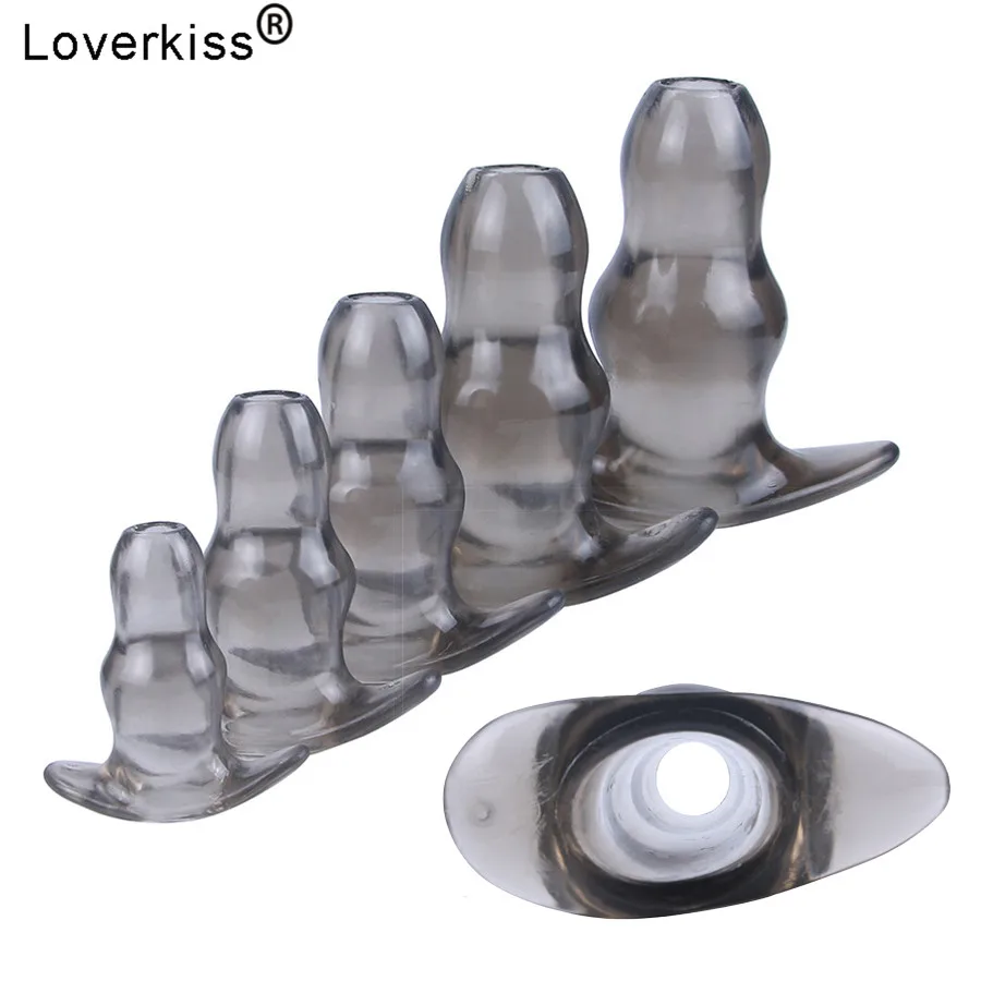 Soft Speculum Hollow Anal Plug Dilator Enema 5 Sizes Sex Toys For Woman Men Butt Prostata Massager Anus Masturbation | Красота и
