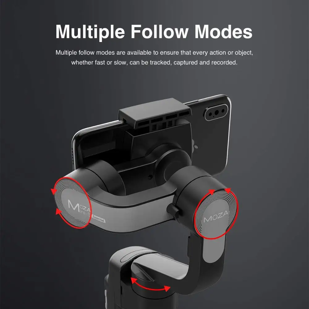 MOZA MINI S 3 оси складной карманный размер ручной карданный стабилизатор MINI S для iPhone X 11 смартфон GoPro VS MINI MI VIMBLE 2