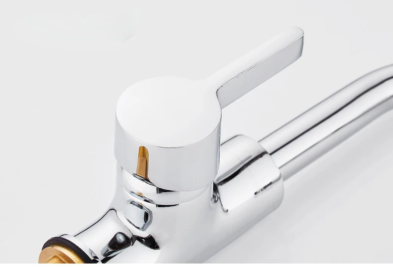 Chrome Kitchen Faucets SDSN Quality Zinc Alloy Kitchen Sink Faucet 360 Rotation Kitchen Mixer Tap Polished Chrome Kitchen Faucet