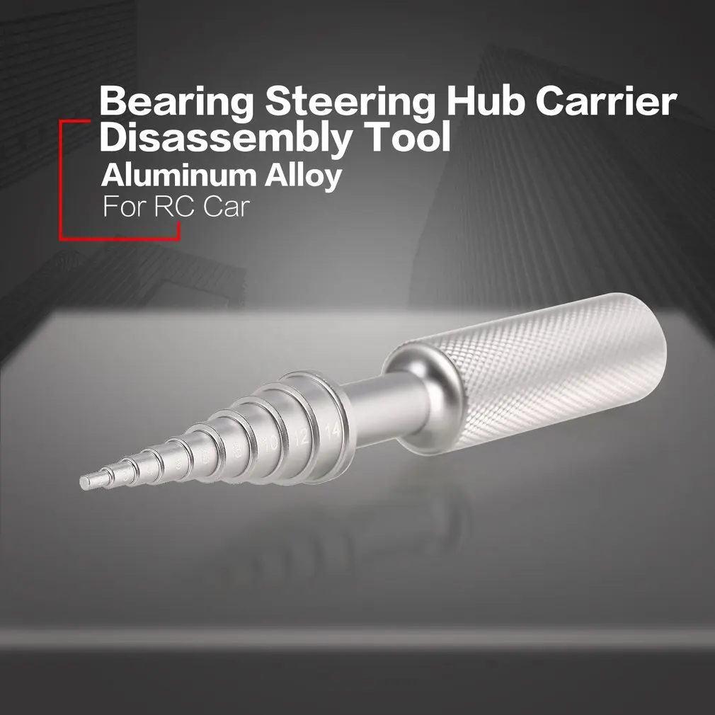1pcs Aluminum Alloy Bearing Steering Hub Carrier Disassembly Remove Installer Tool 2-14mm for HSP Tamiya HPI Kyosho RC Car Model