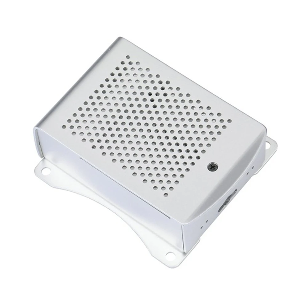 Корпус защитный корпус алюминиевый сплав для Raspberry Pi 4B/Raspberry Pi 4+ вентилятор охлаждения - Цвет: XW04177