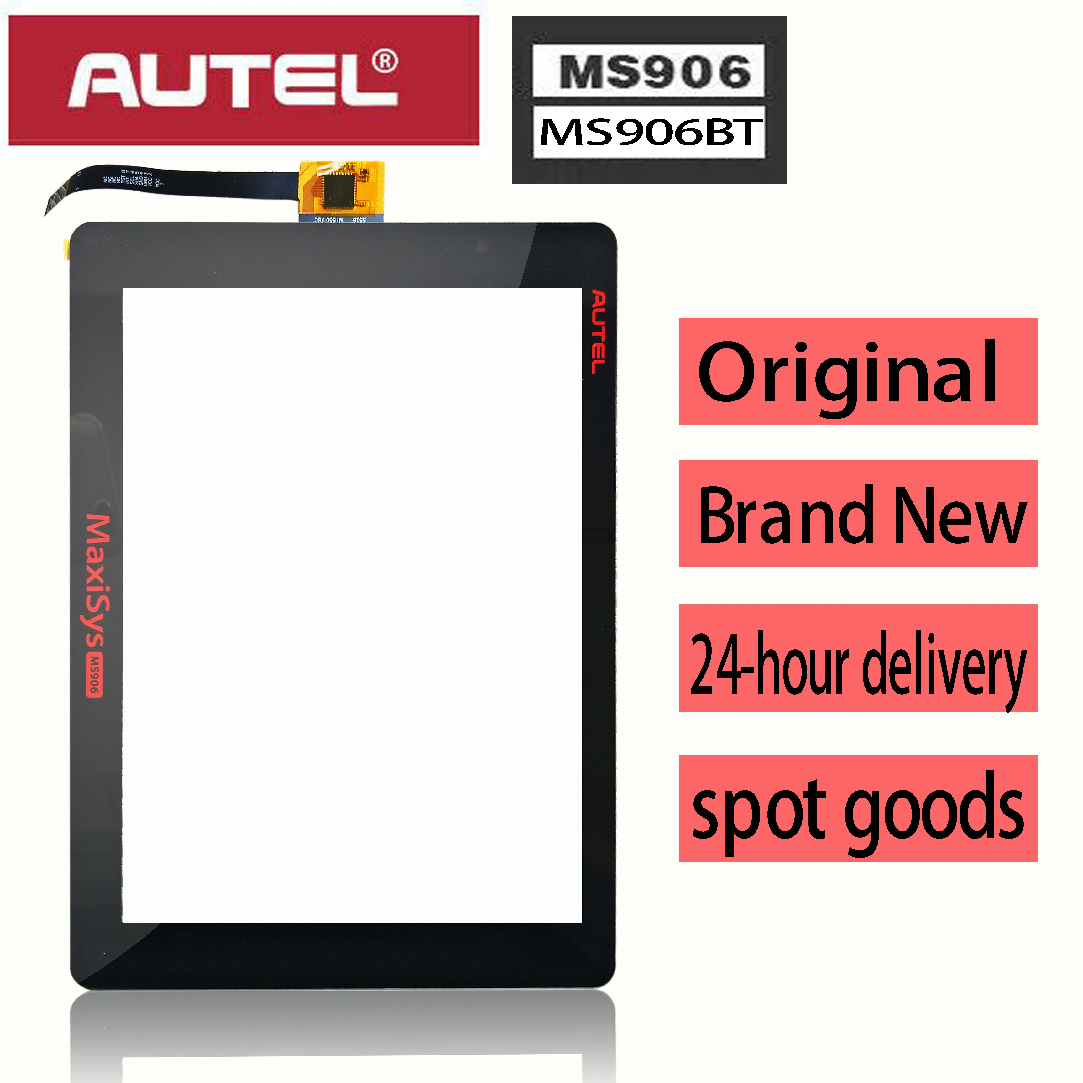 Digitador do Painel de Tela Sensível ao Toque para Autel Maxisys Ms906 Ms906bt ms 906 Maxicom Mk906 Sensor de Vidro de Substituição