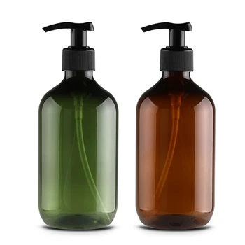 

500 ml/300 ml Empty Travel Plastic Bottles Pump Refillable Containers For Shampoo Lotions Liquid Hand Soap Body Wash Creams