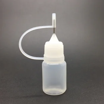 

5pcs For Storing Liquid Henna Tattoo Oils 10ml/5ml Empty Quilling Bottle With Metal Needle Dropper Kitchen Set