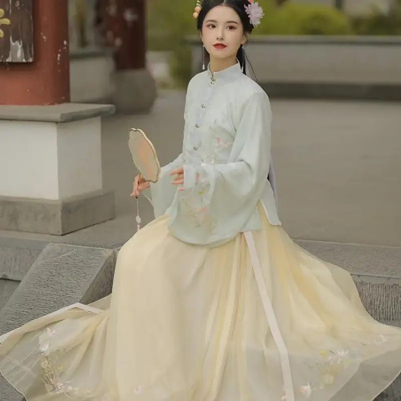 

Hanfu Dress For Women Fairy Princess Costume Tang Suit Chinese Traditional Ancient Tang Dynasty Folk Dance Stage Performance