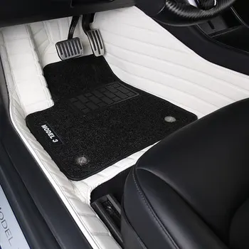 

For tesla 2020 model3 fully encloses the car's floor mat refit accessories