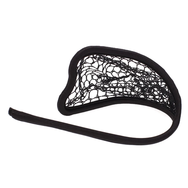  Men's Fishnet Air Permeability Heart-shaped C-string Black Sexy C-string Thong Invisible Underwear Panty for Men 