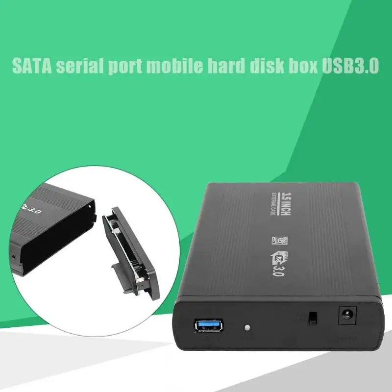 2,5/3,5 дюймов HDD SSD чехол SATA для USB 3,0 2,0 адаптер 5 Гбит/с Корпус жесткого диска для Windows Mac OS поддержка 2 ТБ HDD диск