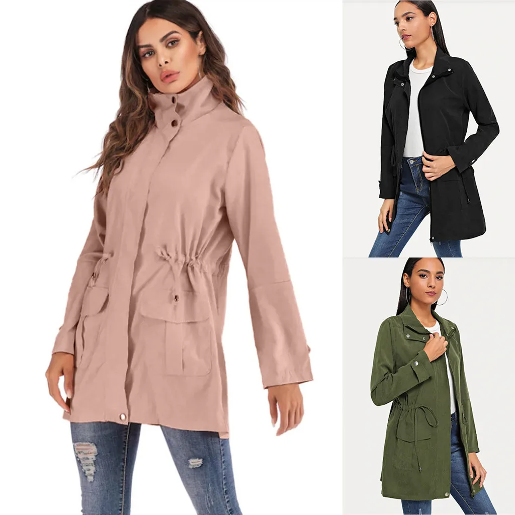 Ropa mujer плащ женский casaco feminino sobretudo feminino moda feminina manteau femme corta vento feminina длинный рукав Z4
