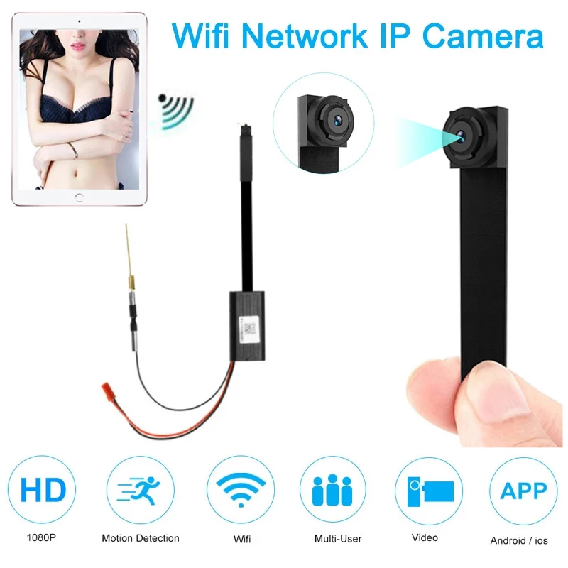 1080P HD DIY портативная Wi-Fi IP мини-камера P2P беспроводная микро веб-камера видеокамера