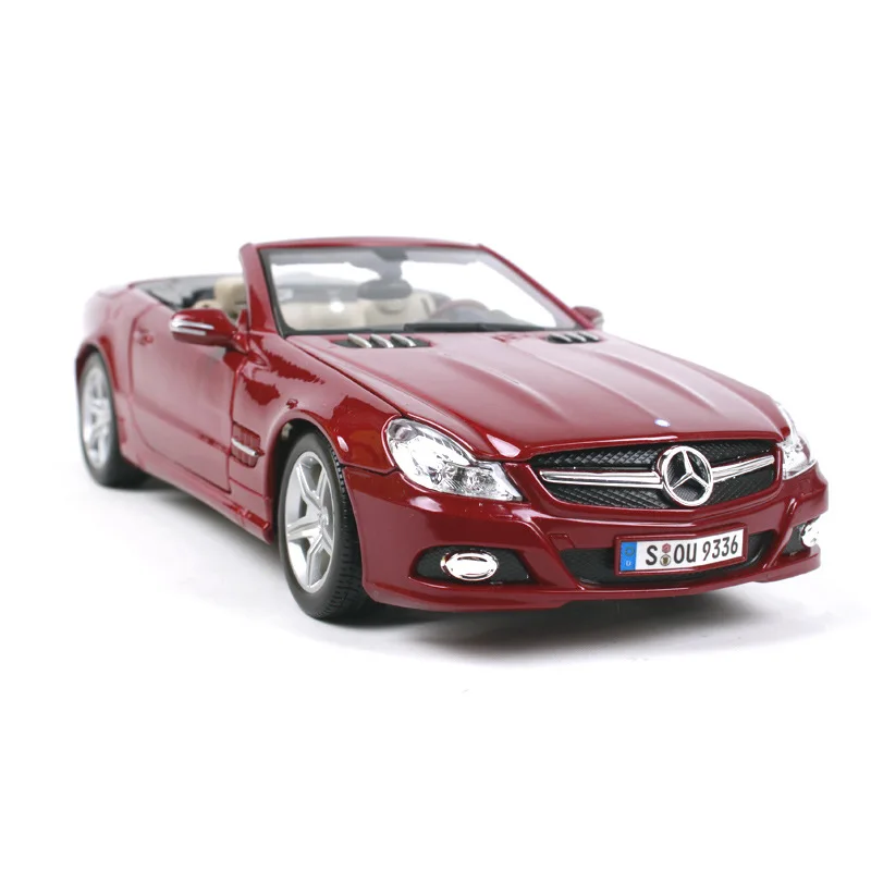 Maisto 1:18 Mercedes SL 550, модель автомобиля из сплава, модель автомобиля, украшение автомобиля, коллекция, Подарочная игрушка, литая модель игрушка для мальчиков