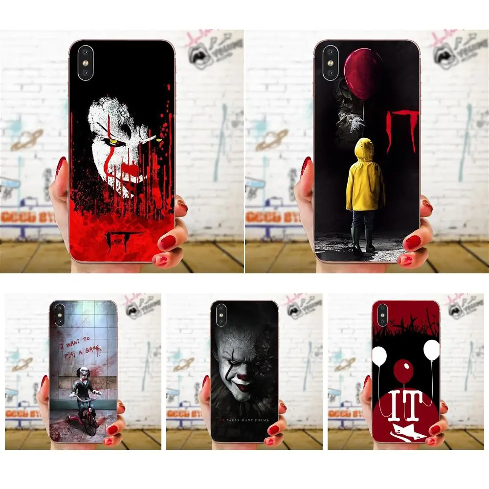 Для Apple iPhone 4 4S 5 5C 5S SE SE2 6 6S 7 8 11 Plus Pro X XS Max XR Тонкий силиконовый чехол клоун