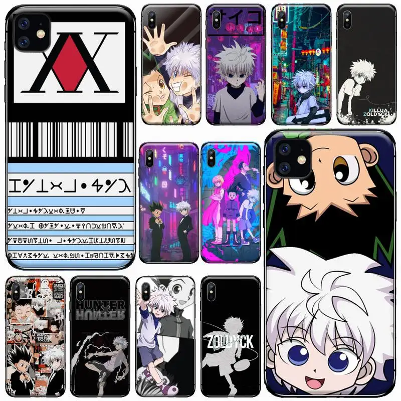 Чехол для телефона hunter x с Аниме Манга iPhone 11 12 13 pro XS MAX 8 7 6 6S Plus X SE 2020 XR | Мобильные