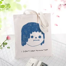 Сумка-тоут простая иллюстрация Холщовая Сумка хозяйственная сумка DIY ежедневное использование пользовательский принт Логотип эко многоразовая утилизация