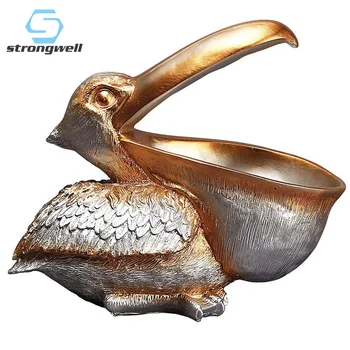 

Strongwell Nordic Toucan Key Storage Sundries Jewelry Storage Bird Figurine Desktop Animal Statue Home Decoration Wedding Gift