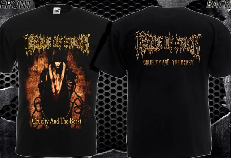 Cradle of Filth Cruelty and the Beast новая футболка DTG Футболка с принтом SIZE S 7XL|Футболки| |