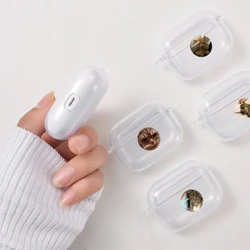 

DIFFRBEAUTY New Cute Cartoon Case For Air pods Pro Cover Luxury Protective Earphone Cover Cute Animal Cat Soft Transparent Cases