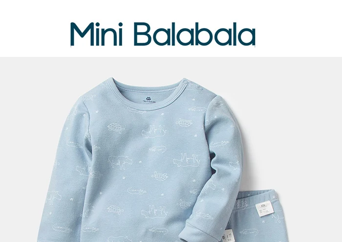 Minibalabala/Детская домашняя одежда; костюм; Новинка года; зимняя детская одежда; теплые пижамы для мальчиков; комплекты из двух предметов
