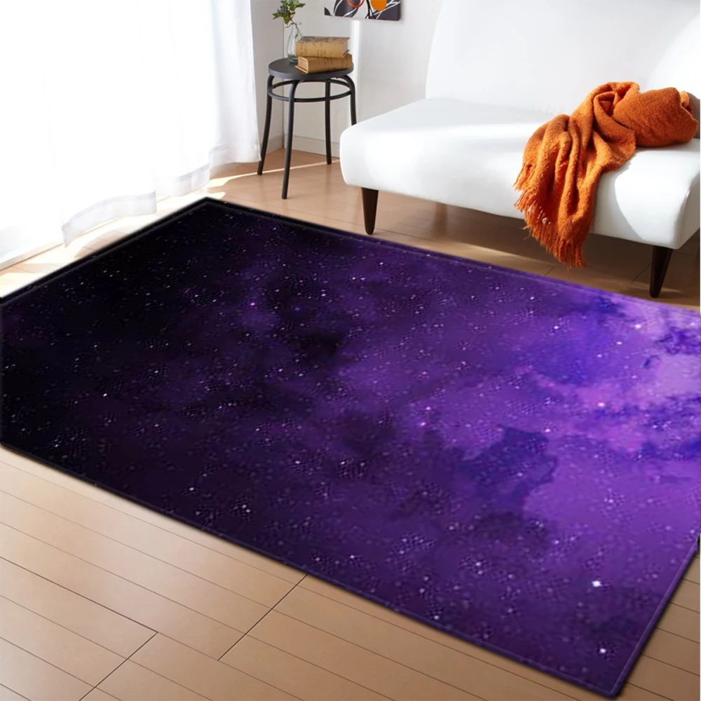 3D Galaxy Космические Печатные ковры, коврики фланелевые пены памяти Спальня Столовая Коврики детский коврик игровой для гостиной современный