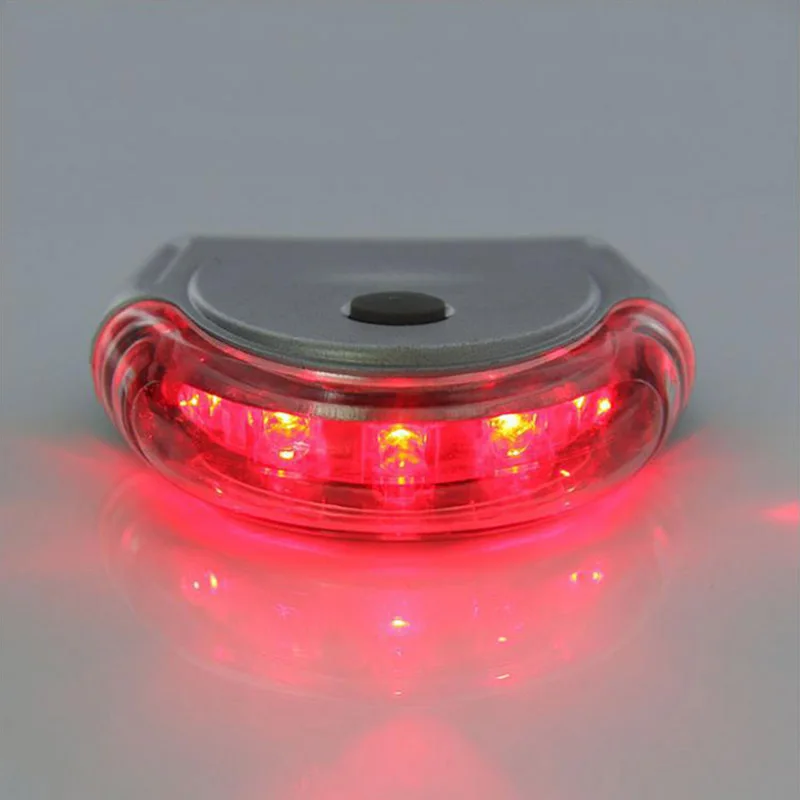 

Bicycle Tail Lights 5 LED 3 Modes UFO Shape 180 Safety Warning Night Cycling Light Waterproof Device Mountain Bike Accessories