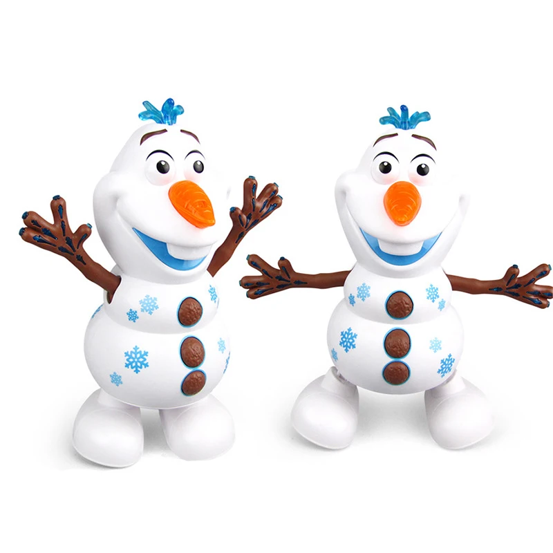 Figurine articulée Frozen Dancing bonhomme de neige Olaf, Robot avec lampe  de poche Led, Figurine d'action électrique, jouet pour enfants, anime -  AliExpress