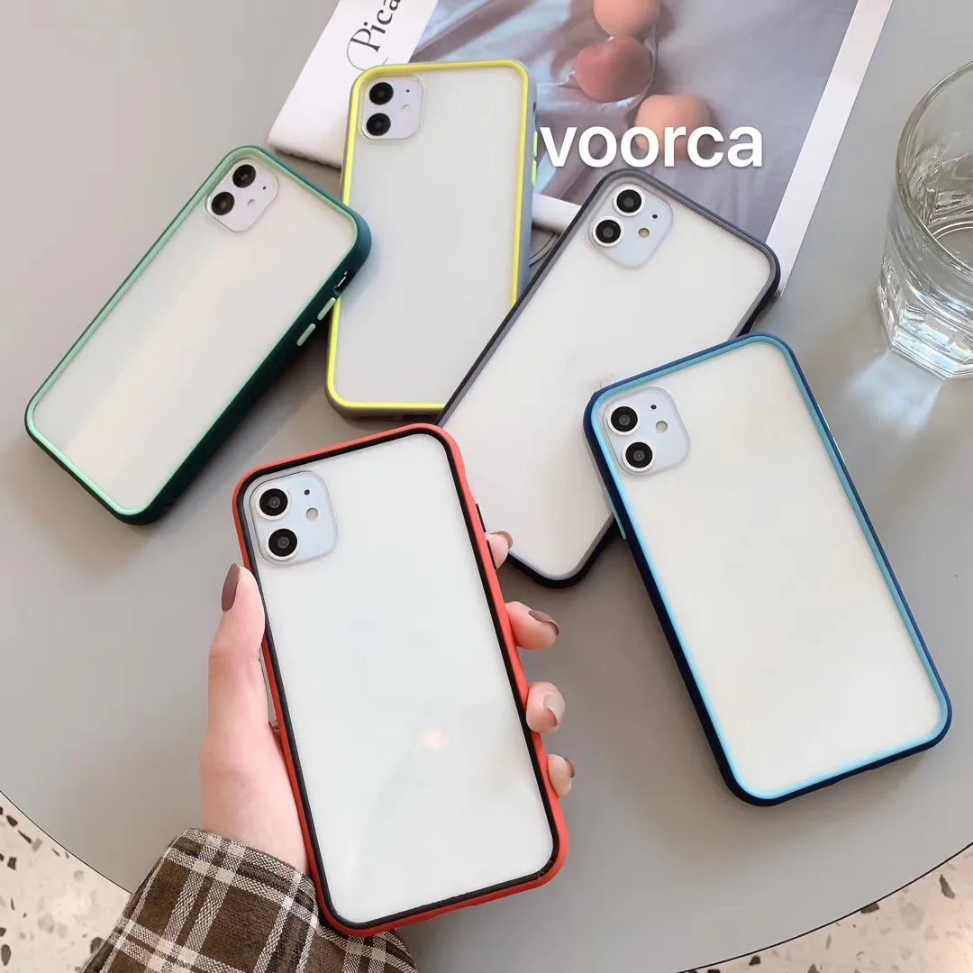 Lovebay iPhone 7 8Plus 11 Pro X XR XS Max Мягкий ТПУ силиконовый однотонный чехол накладка