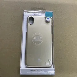 Bling Bling Pearl Jelly Phone Case by Mercury Goospery - S23 (Gold)