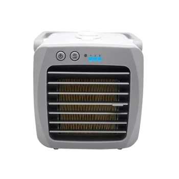 

Mini USB Portable Air Cooler Fan Air Conditioner Light Desktop Air Cooling Fan Humidifier Purifier for Office