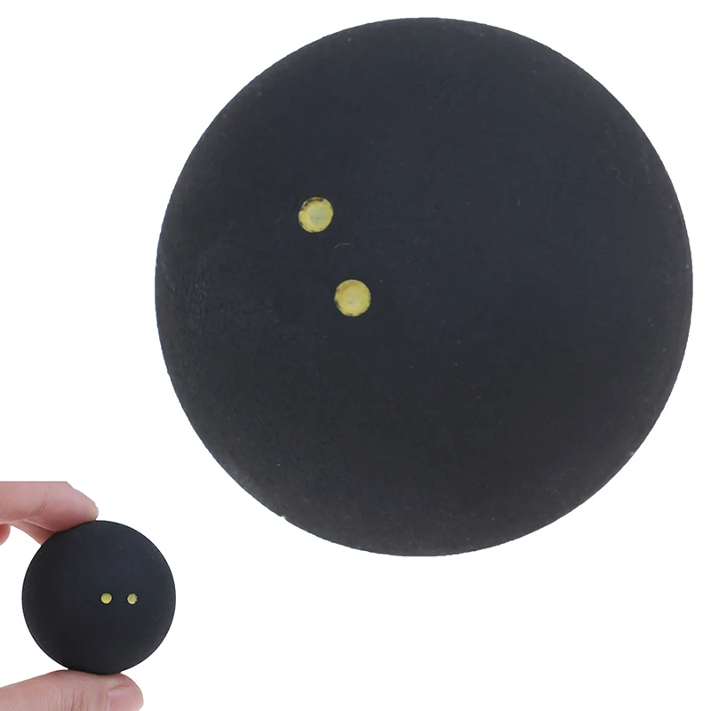 Мячи для сквоша с желтыми точками, низкоскоростные спортивные резиновые мячи