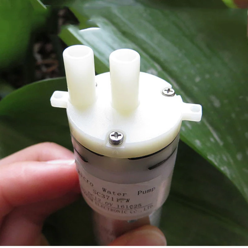 Микро DC12V DSL мембранный самовсасывающий водяной насос Мини вакуумный всасывающий насос устойчивый к коррозии насос бесшумный насос