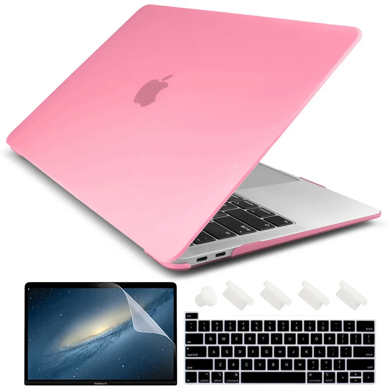 Жесткий чехол 4 в 1 для Macbook Air 13 Retina Pro 15 16 A2141 2019 A2159 жесткий + клавиатуры A2179 A90