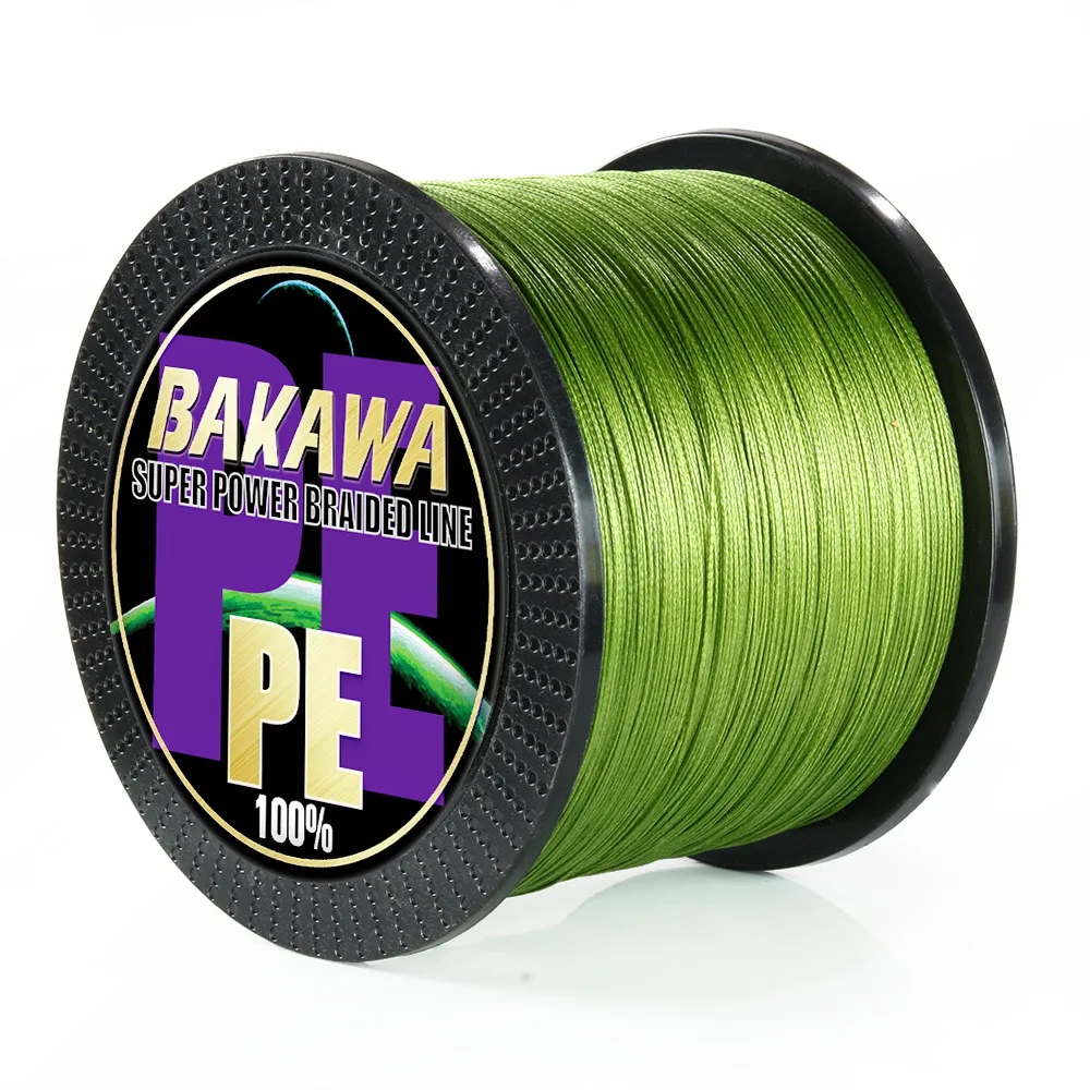 BAKAWA Braided Fishing Line 4 Strands 300M 500M 1000M Multifilament PE Fishing  Line 10LB-85LB Strong Japan Cord For Carp Fishing - AliExpress