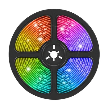 

USB Connection APP LED Strip Light DC5V Music Sync Flexible 40key Remote Controller Home Decor Color Changing RGB Bedroom Ribbon