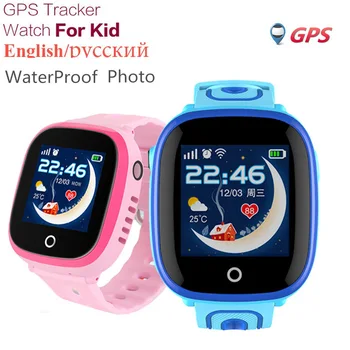 

DF31G IP67 Waterproof GPS Tracker Watch For Kids Touch Screen Camera SOS Call Location Children Smart Watch Android IOS
