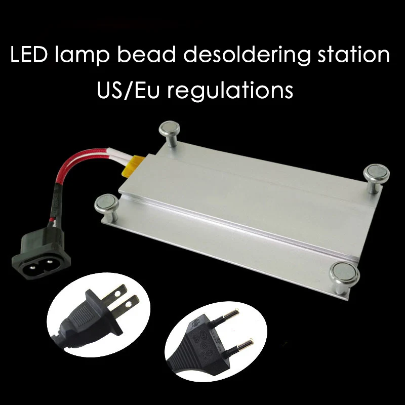 

550W Aluminum LED Remover PTC Heating Plate Soldering Chip Remove Weld BGA Solder Ball Station Split Plate US/EU Plug
