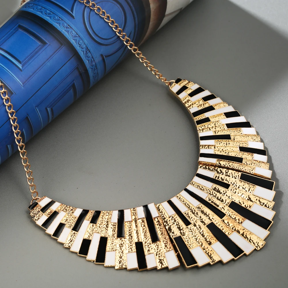 Макси ожерелье винтажное массивное ожерелье s& Подвески для женщин Bijoux модное эмалированное колье ювелирные изделия