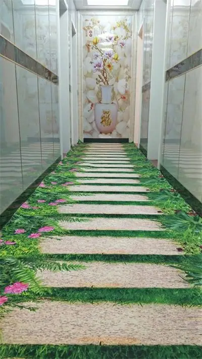 Пасторальный цветочный ковер для лестниц длинная ковровая дорожка в коридор домашний вход/Коврик для прихожей крыло отеля ковры напольный, Свадебный Коврик Противоскользящий коврик