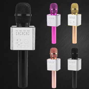 

Wireless Microphone Handheld Cellphone Karaoke Player Universal Bluetooth Speaker Party Music Singing U Disk MP3 Player